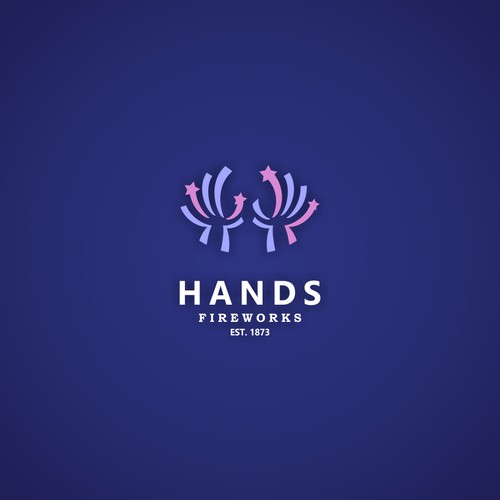 Logo concept for firework organizer