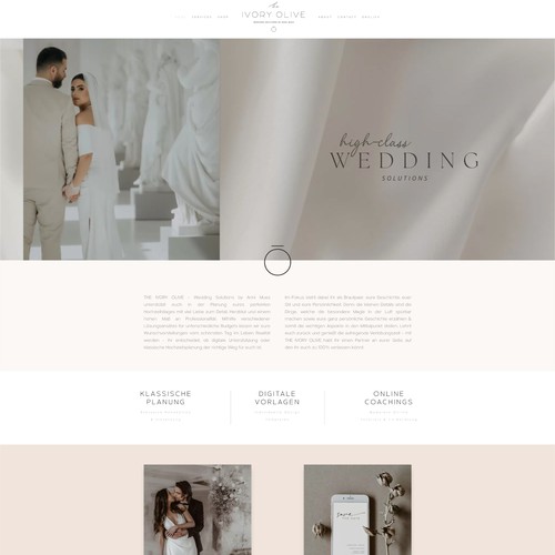 Website for a Wedding Planner