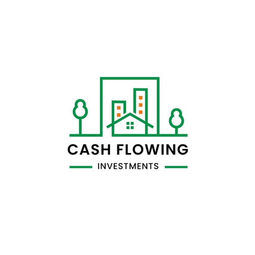 Cash Flowing Logo Design