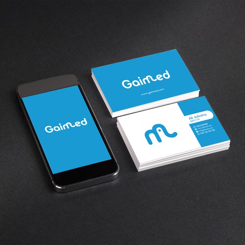 Design a businesscard for a technology startup - GAIMED