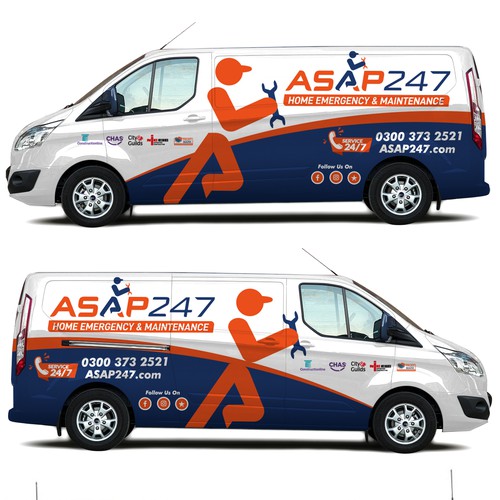 ASAP 24/7 Van wrap