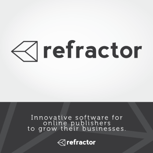Simple but powerful logo for Refractor