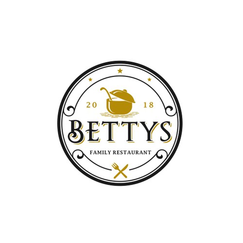 a vintage logo for grandma Betty