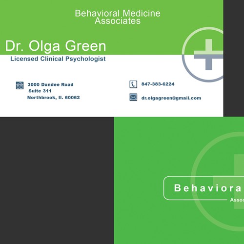 Create business card for Behavioral Medicine Associates