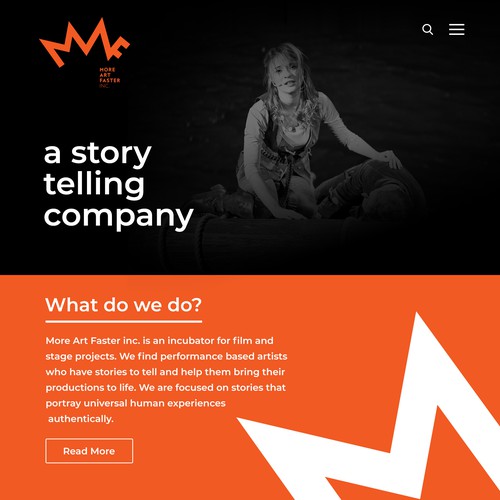 Drama Theater Website Design