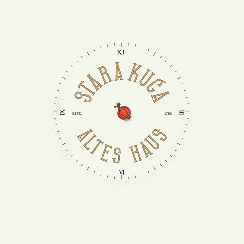 Logo for a restaurant named "Altes Haus"