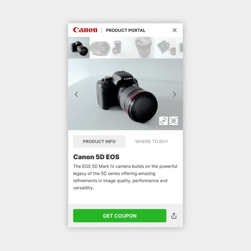 Canon Product Portal