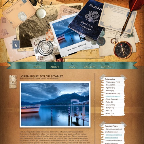 Help Blue Hour Admiral with a creative website