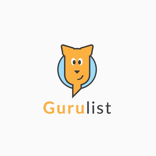 Smart and playful guru logo