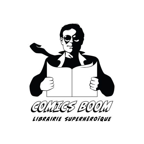 Heroic Logo for Comic Book Store