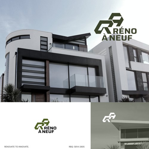 Modern Logo Design for Reno A Neuf