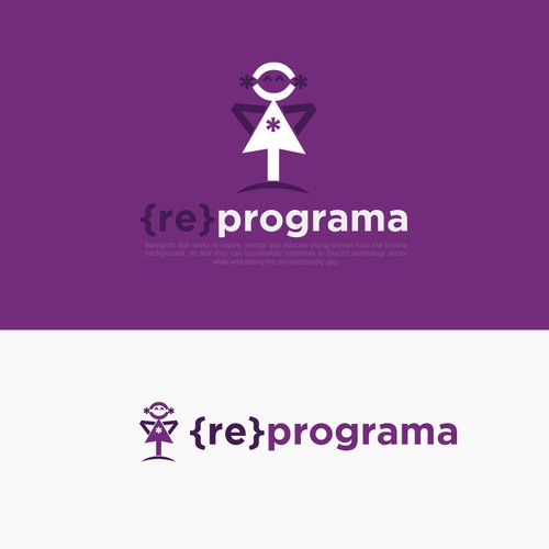 Programmer Girl Logo Design