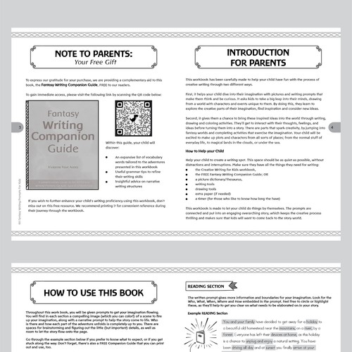 Structured Workbook Design: Content & Exercise Layout