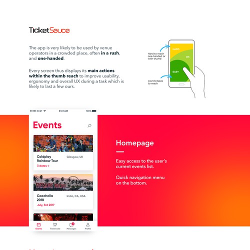 Event ticketing app