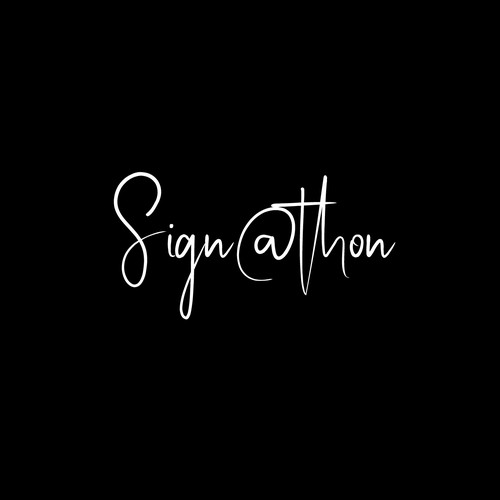 Signature logo for a signature competition company