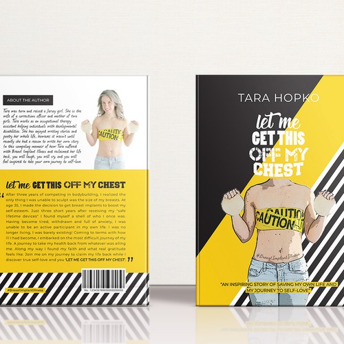 Book Cover & Backcover for Breast Implants Illness awareness