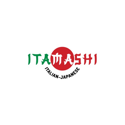Wordmark logo for italian-japanese restaurant