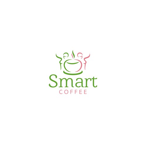 Logo concept for Smart Coffee product that will be used for weight loss.