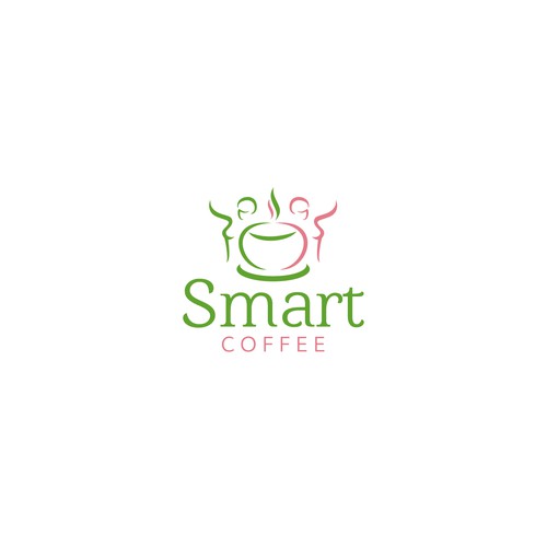 Logo concept for Smart Coffee product that will be used for weight loss.
