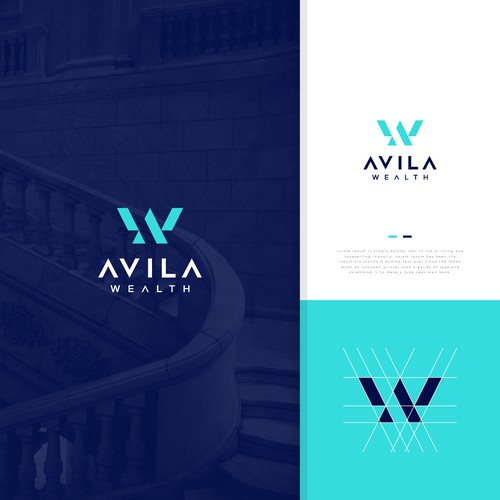 Luxurious, modern logo for financial advisor Avila Wealth