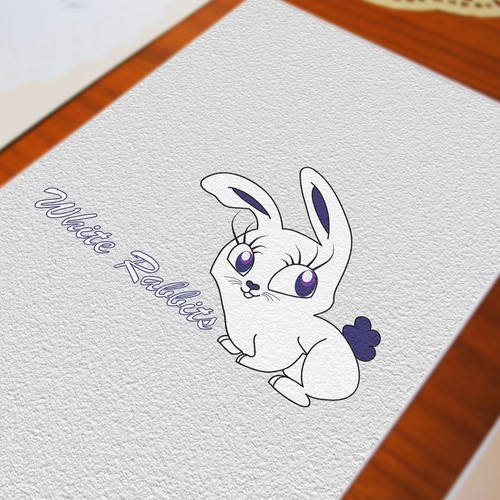 Design a cute rabbit logo, for a company that helps women !