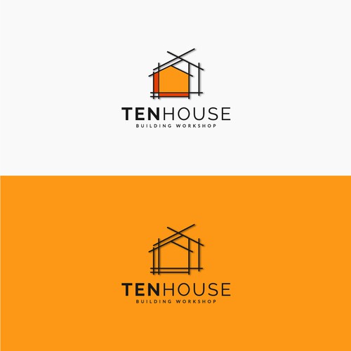 Winning Logo concept for Tenhouse Building Workshop