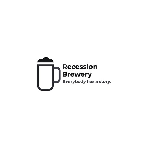 Logo concept for Recession Brewery 