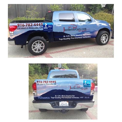 Need an eye-catching, creative truck wrap for automotive dealer