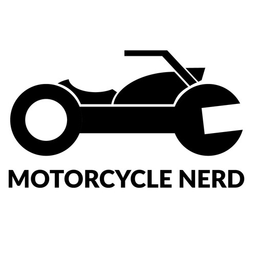 Motorcycle Nerd Logo Mark