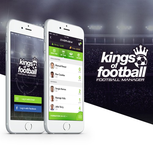 Footbball Manager Game for iOS.