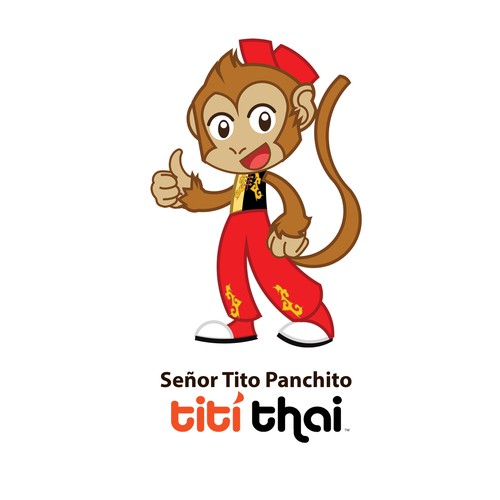 Mascot for a Thai Fast Food Restaurant Chain