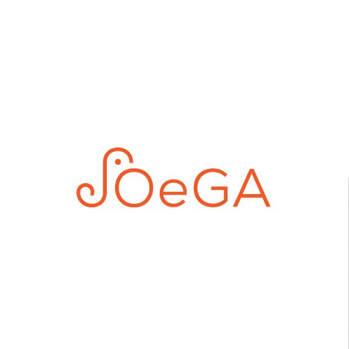Youthful and sophisticated logo for JOEGA