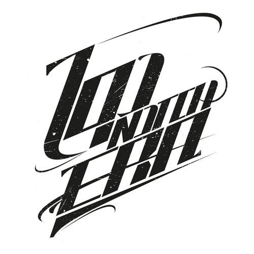 Typographic logo for youthfull sports apparel