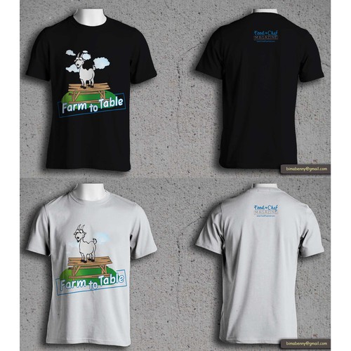 t-shirt design required
