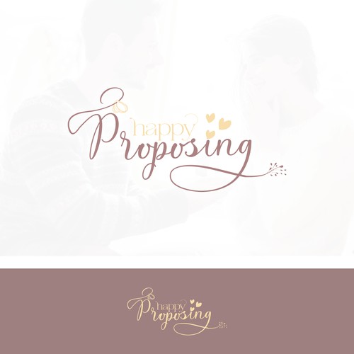 Happy Proposing | Wedding Proposal Logo