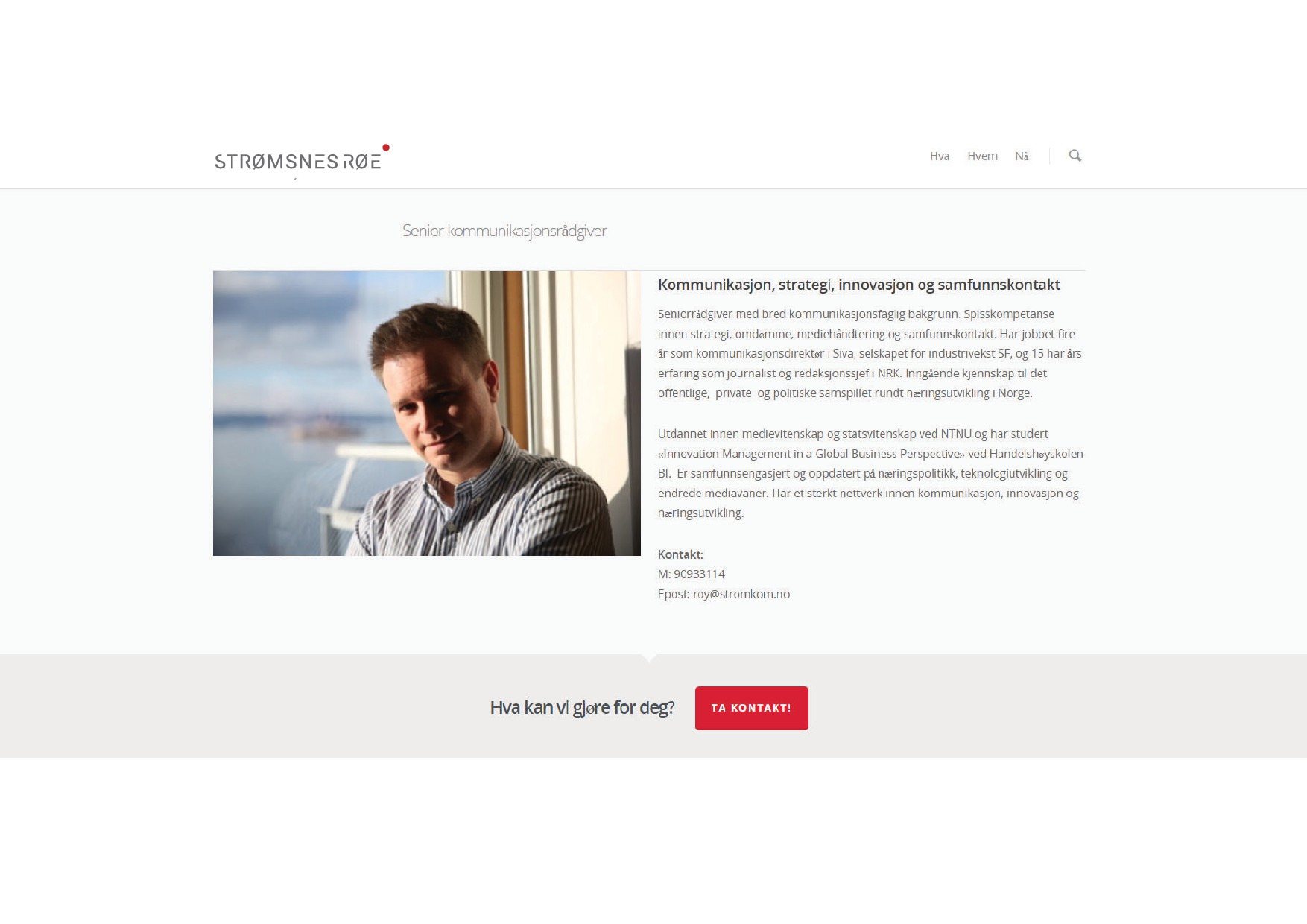 New company Strømsnes Røe needs a great logo and identity