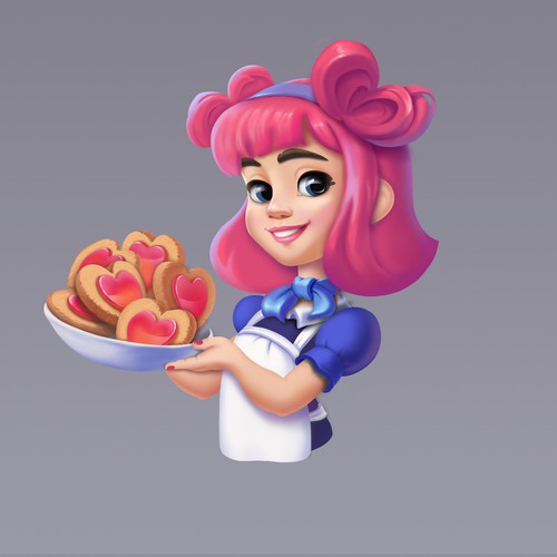 2d casual game character