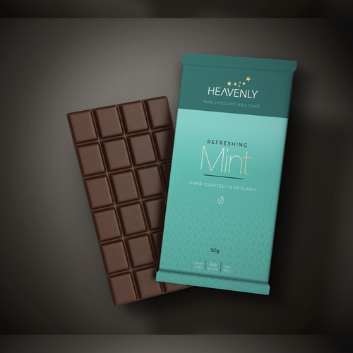 Chocolate bar package design