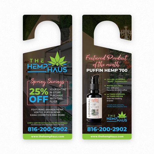 The Hemp Haus Door Hanger