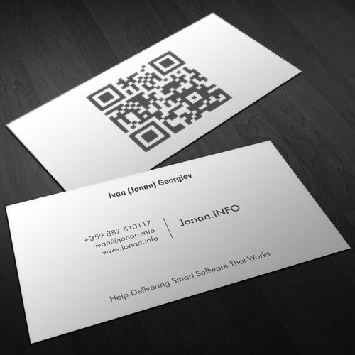 Business Card For Jonan.Info