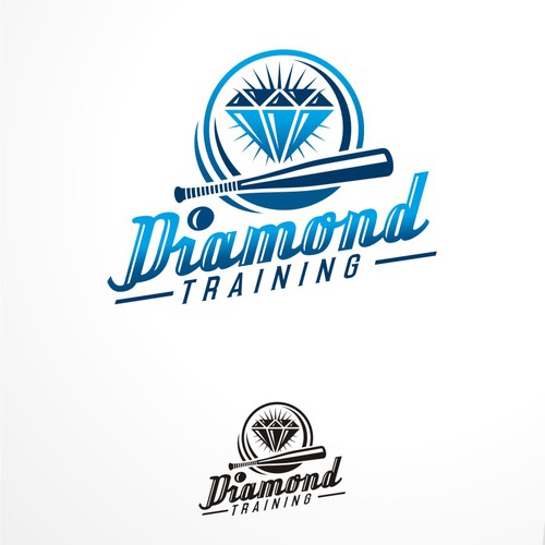 Professional Baseball Player Logo