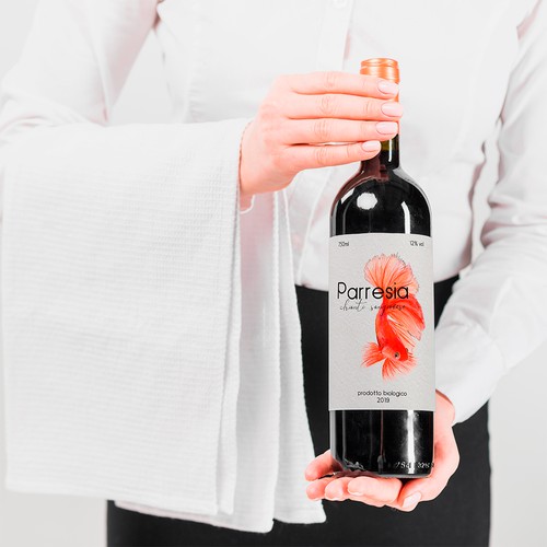 Parresia - Wine Label