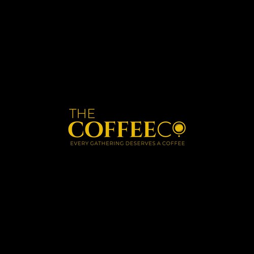 Wordmark logo for coffee shop