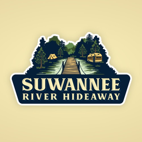 Campground logo for Suwannee River Hideaway