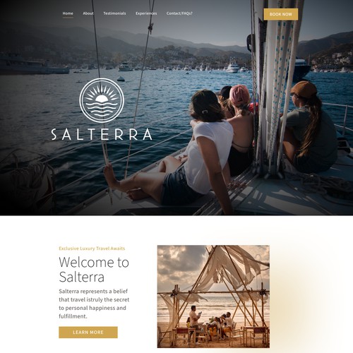 Salterra modern Landingpage