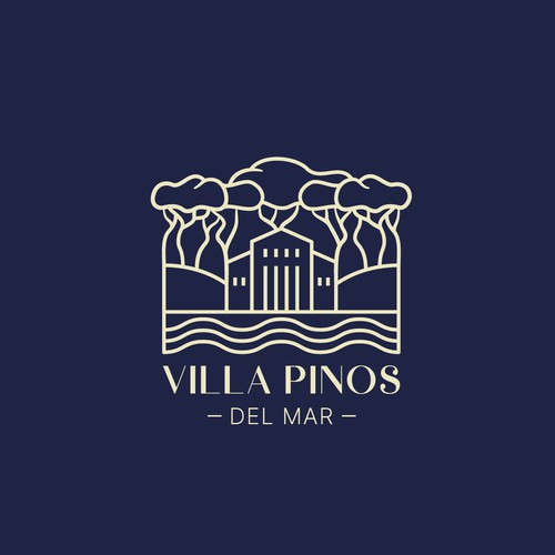 Monoline Villa Logo Concept