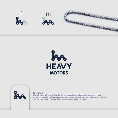 Logo concept for Heavy motors