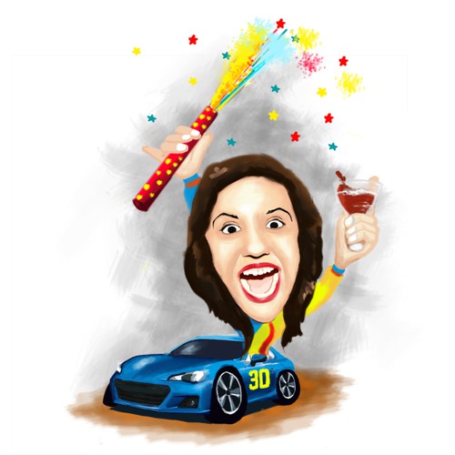 Make my wife laugh for her 30th birthday with a design!