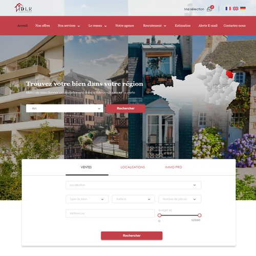 Créer l'arrière page d'un site internet