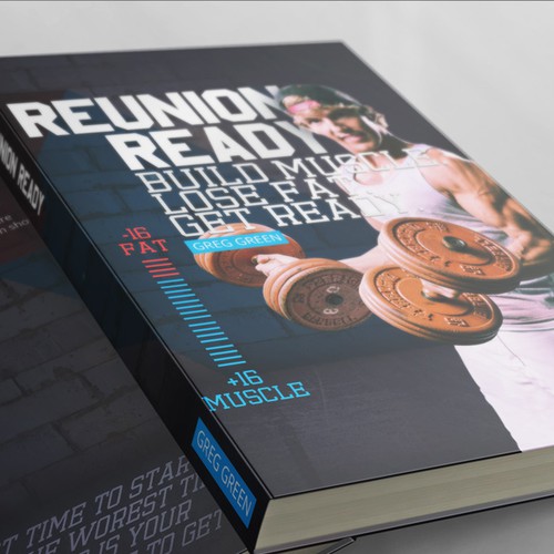 Create a book cover to help fitness newbies take control of their lives and their waistlines